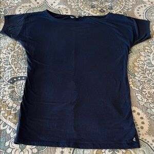 Victoria's Secret Navy Short Sleeve Crew Tee